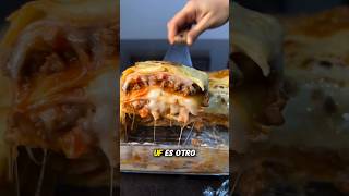 Lasaña casera con carne y bechamel fácil, cremosa y gratinada #RecetasFaciles #LasañaCasera #lasagna