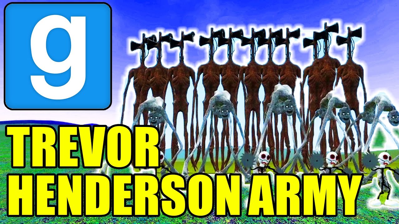 Garry's Mod Next Bot - ALL TREVOR HENDERSON CREATURES VS HOUSE | Comedy Gaming