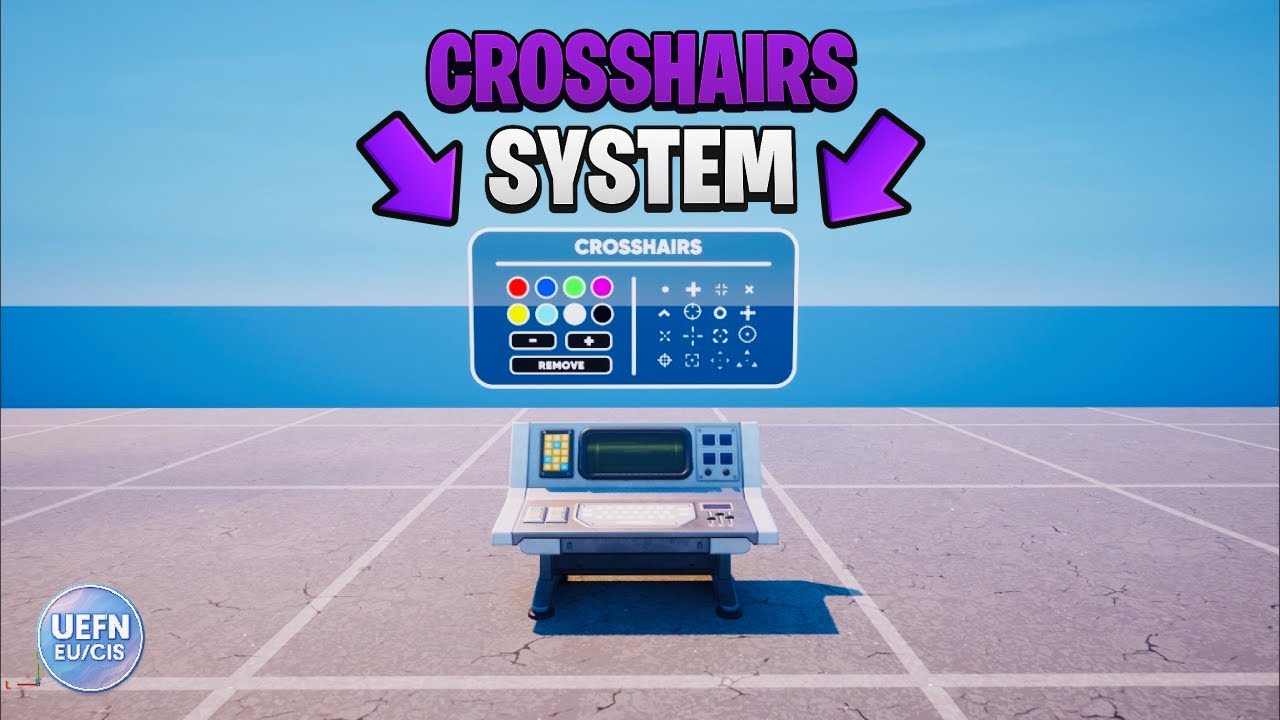 How to Make Custom Crosshairs? Fortnite Creative/UEFN (2025)