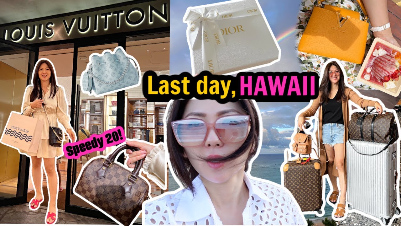 LAST 😢 FULL DAY IN HAWAII VLOG, DIOR, RIMOWA UNBOXING, BACK TO LV  SHOPPING