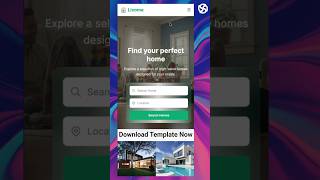Landing page with listing using notion template