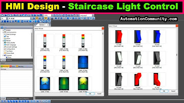 PLC HMI Programming Examples - 2 way Switch - Staircase Light Control