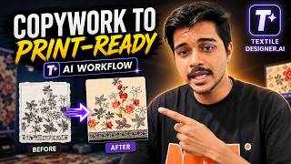 How I Create Copywork Textile Designs Using Textile-Designer.Ai 🚀