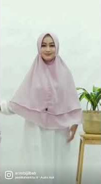 Jilbab Bergo Non Pet Ceruty 2 Layer Premium/Hijab Instan Gitta Bergo Tali Ceruty Babydoll