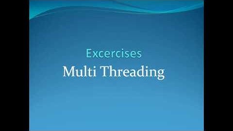 Java Multi Threading Interview Questions