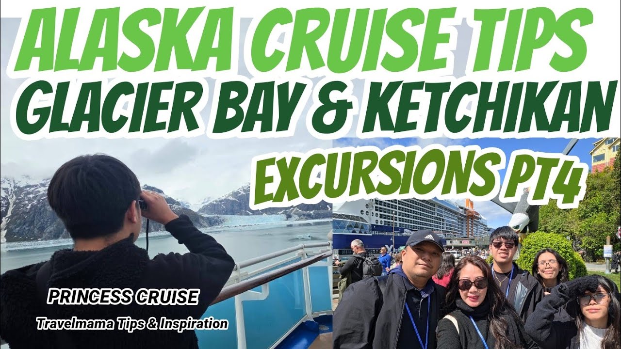 EMERALD PRINCESS SHIP | First Alaska Cruise Glacier Bay & Ketchikan Excursions 🚢 