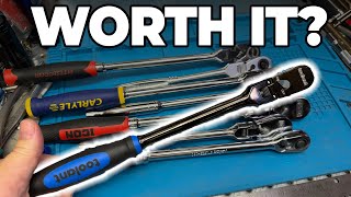 NEW Release! - TOOLANT - 12 Inch 3/8" Drive - 90 Tooth - Compact Flex Head Ratchet.
