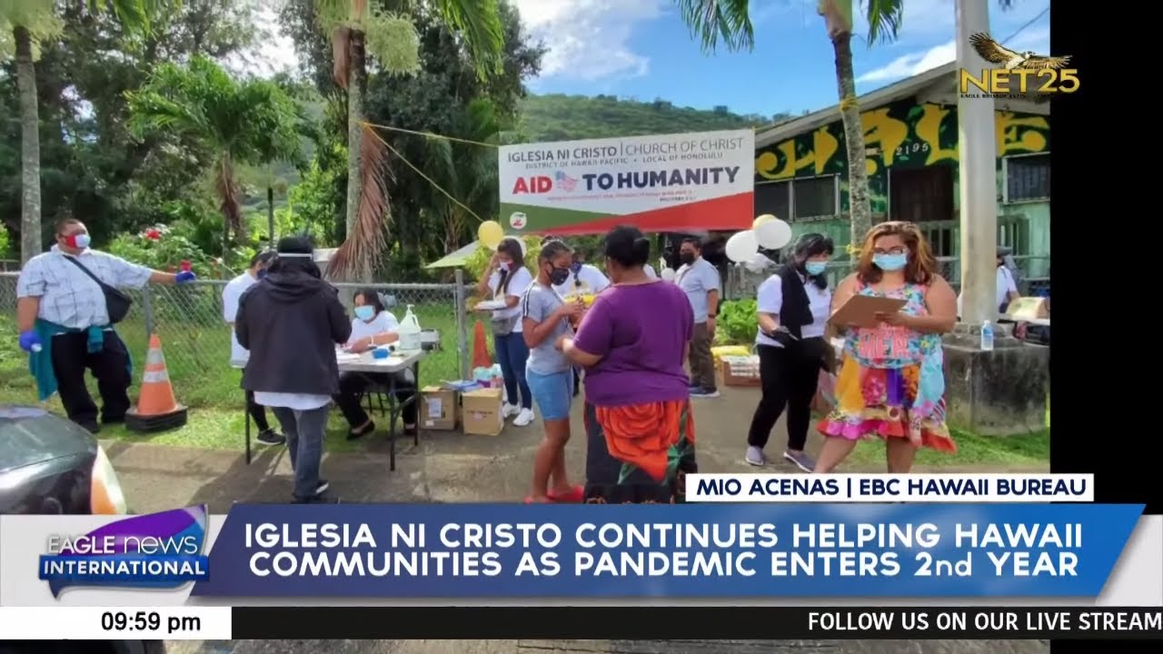 Iglesia Ni Cristo continues helping Hawaii communities as pandemic