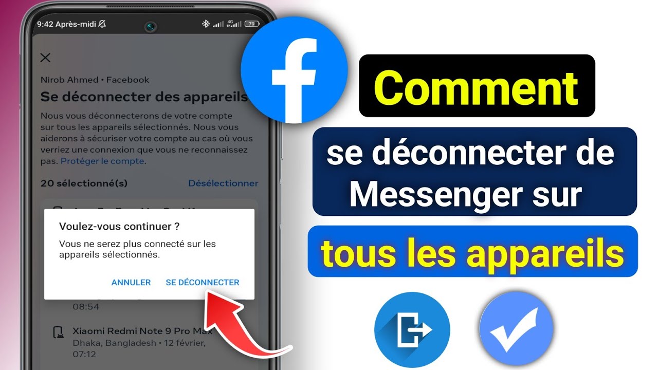 Comment se déconnecter de Messenger sur tous les appareils (méthode