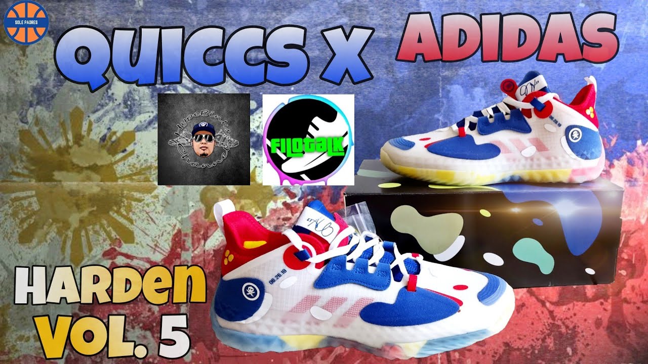QUICCS ADIDAS HARDEN VOLUME 5 UNBOXING AND COLLAB WITH FILOTALK&HYPEBINKS