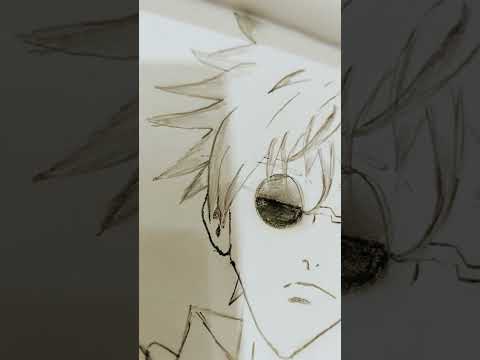 Gojo saturo sketch # trending #ytshortsindia