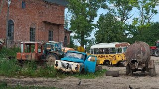 Брошенные колхозы и совхозы, процветавшие в СССР .