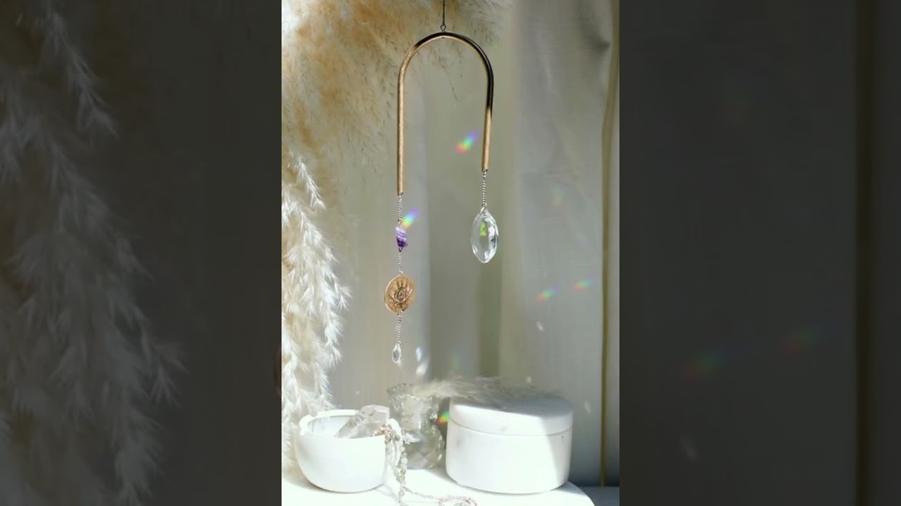 Suncatcher- Evil Eye/Amethyst