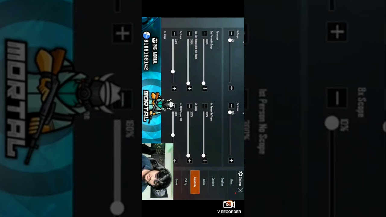 Soul mortal Pubg Sensitivity....👍👍👍👍