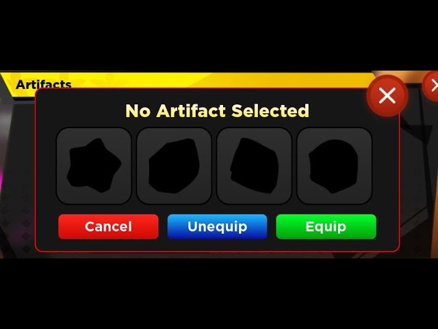 Anime Fighters Simulator what are ARTIFACT explained 