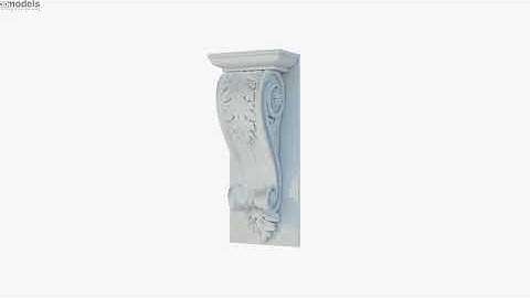 Corbel 3D model by 3DModels.org