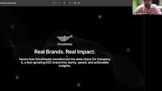 Famous Lunagen Webinar: Data to Analytics in Seconds with Orcasheets. No more waits for report from analyst Profile