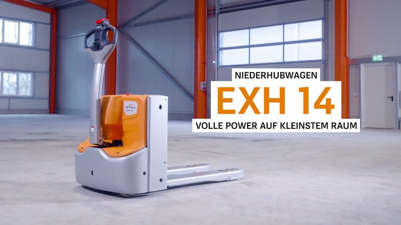 STILL Niederhubwagen EXH 14 - Volle Power auf kleinstem Raum - YouTube