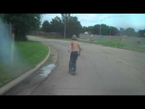 180 Varial-kickflip to over-crooked