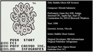 Bubble Ghost (GB) [Soundtrack in FULL HD & 320 KBPS]