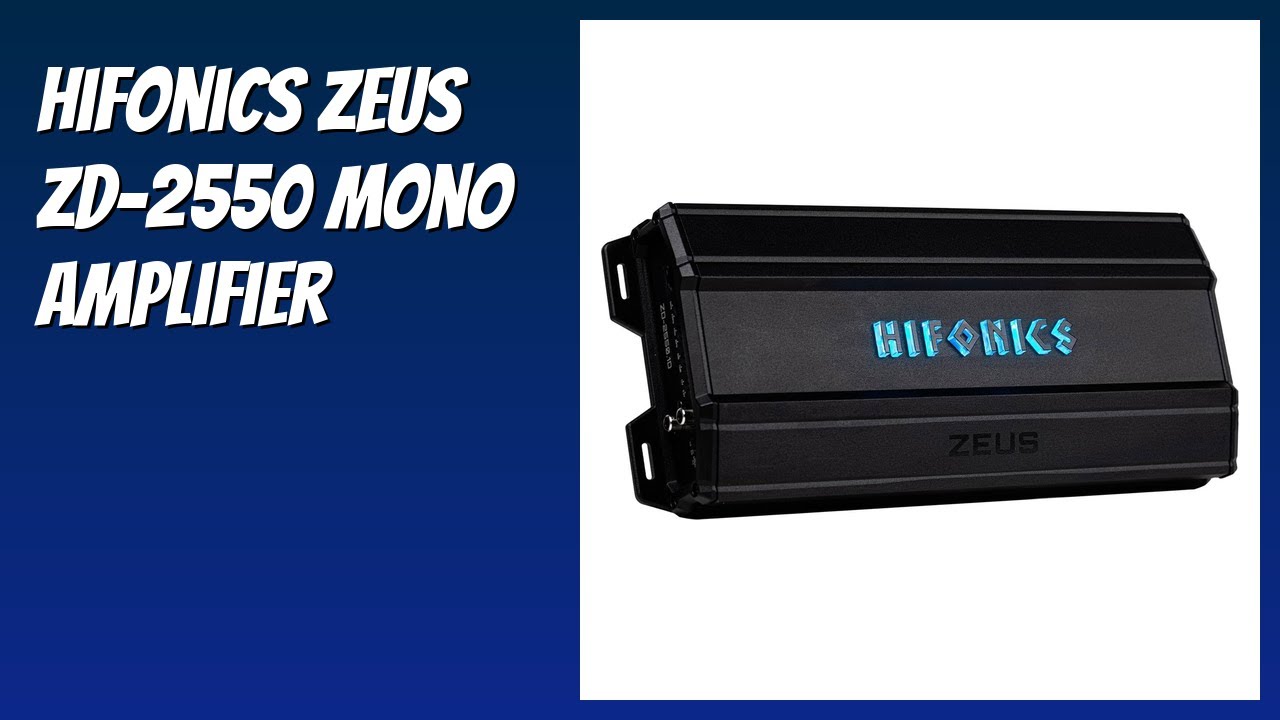 REVIEW (2026): Hifonics Zeus ZD-2550 Mono Amplifier. Features