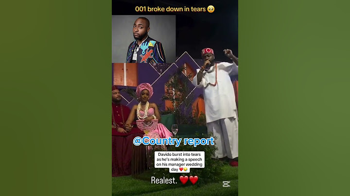 Davido shed tears of joy on his manager wedding day