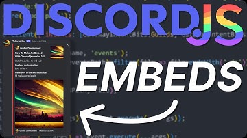 Code Your Own Discord Bot | Embeds | discord.js v14 (2023)