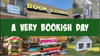 A BOOKISH DAY || indy bookstores, little free libraries, book haul
