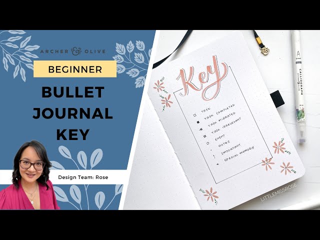 Bullet Journal Key: Everything You Need To Create A Custom Key - Yop & Tom