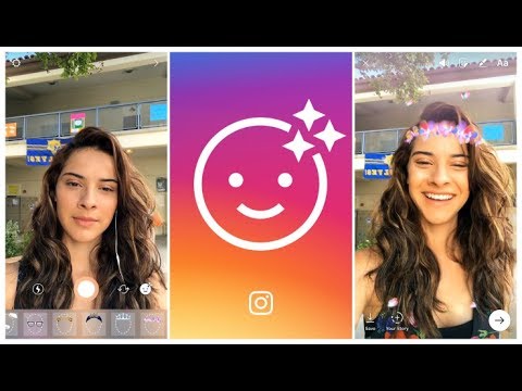 How To Use/Get Instagram Face Filters! 2017 Update! - YouTube