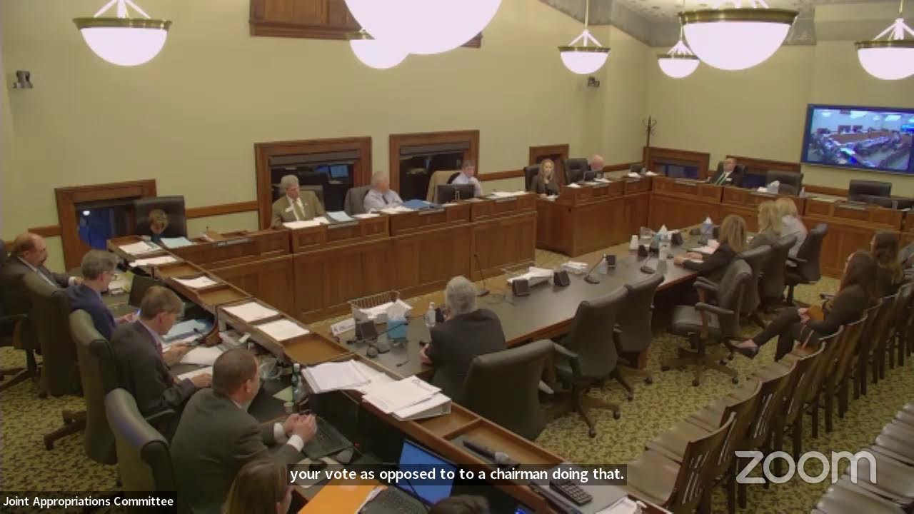 Joint Appropriations Committee 20252026 Biennial Budget Hearings