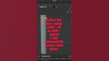 how to select multiple faces in blender --- blender tips part 1