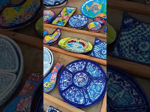 וִידֵאוֹ: Talavera Poblana Pottery מפואבלה, מקסיקו