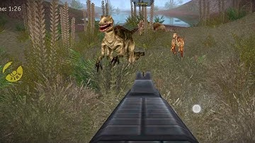 Carnivores: Dinosaur Hunter - Gameplay Walkthrough Part #2 - Survive (iOS, Android)