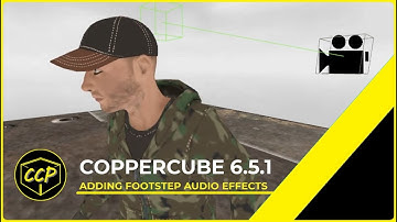 COPPERCUBE 6.5.1 | WALKING SOUND EFFECTS | BEGINNERS TUTORIAL.