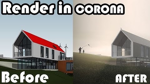 Learn Revit in 5 minutes: Exterior Render via Corona Render in 3Ds Max. Revit workflow #23