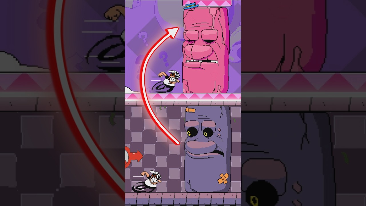 Pizza Tower, but The Crumbling WORLD OF SECRETS! [Pizza Tower AFOM Mods Shorts] 