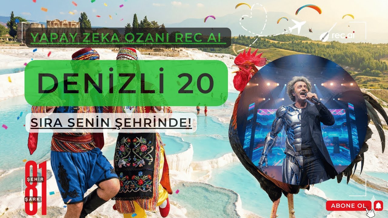 20 DENİZLİ - Horozlar Öttü, Ege Coştu! Pamukkale Beyazı! 🐓☁️ (Sıra Senin Şehrinde #20)