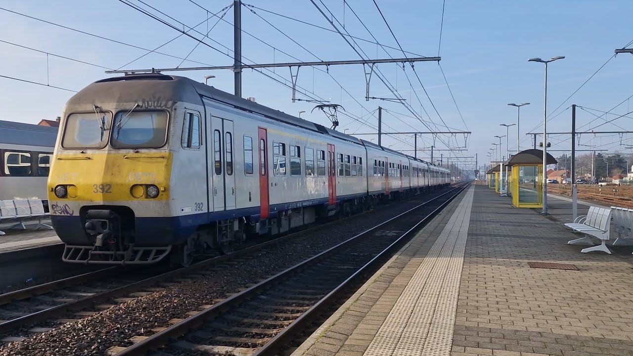 Treinen op station Mol (B)