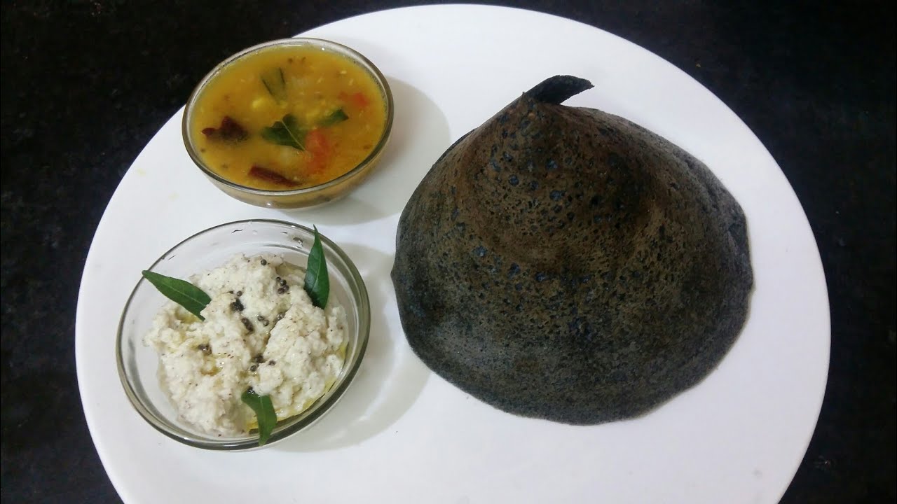 Charcoal Dosai Recipe in Tamil/Singles dosai/Black dosai YouTube