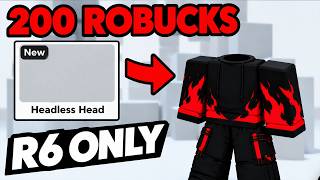 Information How To Get Headless for R6 UNDER 200 ROBUCKS News
