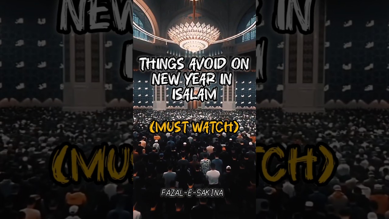 Things Avoid on new year in islam 🚫 (Most Watch) 