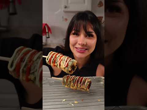 Deep Fried Kimbap!  #mukbang #asmrfood #food