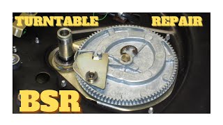 Detailed BSR C141R Turntable Repair