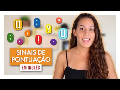 Vídeo: O Que São Os Sinais De Pontuação Em Outros Idiomas