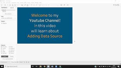 Tableau Tutorials - Tips and tricks: ways of  Adding a Data source