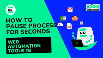How to pause the process for seconds? Web automation Tools #8 ｜ EMILY.RPA Academy #AI #SOFTWARE