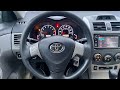 2012 toyota corolla s asmr relaxing raining pov test drive