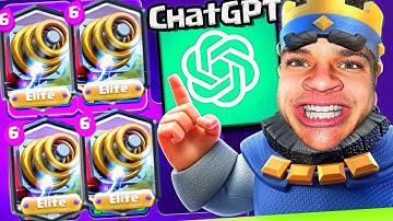 ChatGPT Picks My DECK in Clash Royale