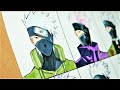 Drawing KAKASHI in 12 different anime styles (ナルト- 疾風伝)